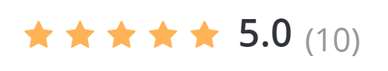 Five-star review rating on freelance platform PPH