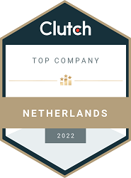 Award: Top Company Netherlands 2022 by Clutch.co